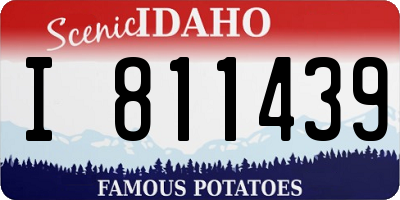 ID license plate I811439