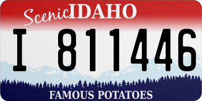ID license plate I811446
