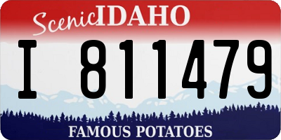 ID license plate I811479