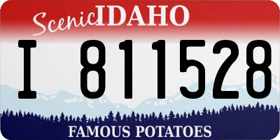 ID license plate I811528
