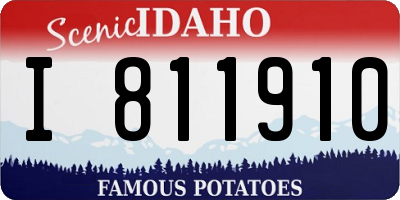 ID license plate I811910