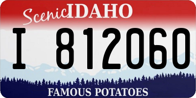 ID license plate I812060