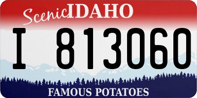 ID license plate I813060