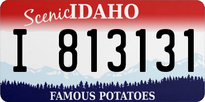 ID license plate I813131