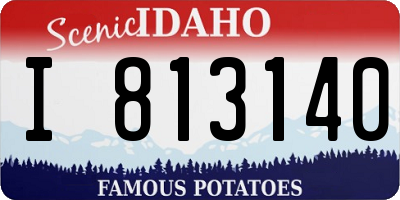 ID license plate I813140