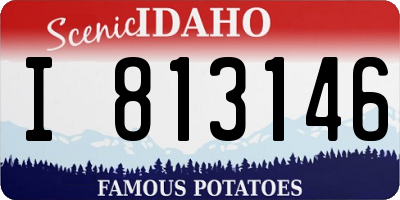 ID license plate I813146