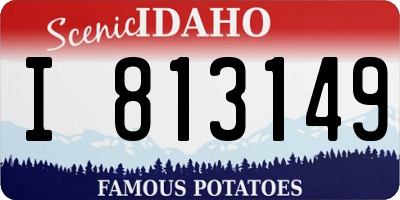 ID license plate I813149