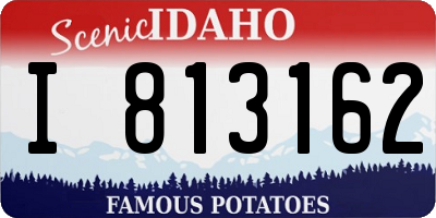 ID license plate I813162