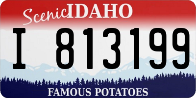 ID license plate I813199