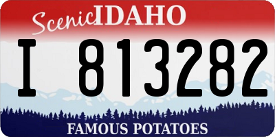 ID license plate I813282
