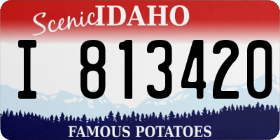 ID license plate I813420