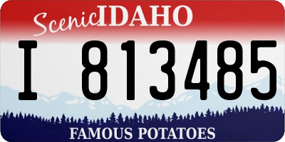 ID license plate I813485