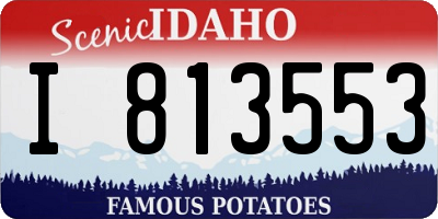 ID license plate I813553