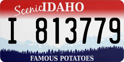 ID license plate I813779