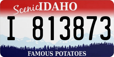ID license plate I813873