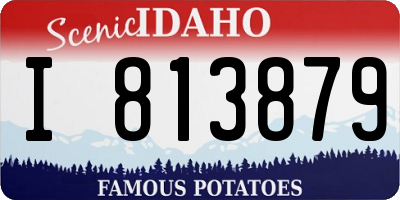 ID license plate I813879
