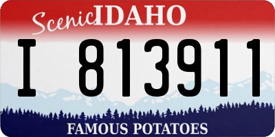ID license plate I813911