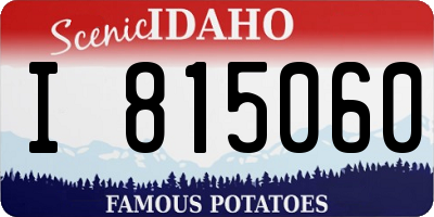 ID license plate I815060