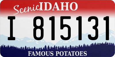 ID license plate I815131