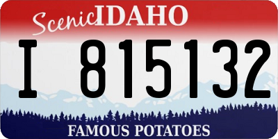 ID license plate I815132