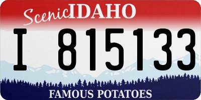 ID license plate I815133