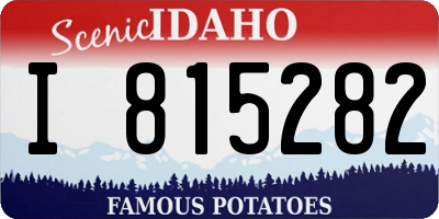 ID license plate I815282
