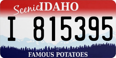 ID license plate I815395