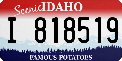 ID license plate I818519