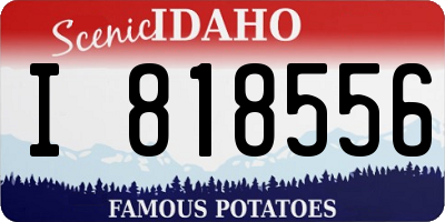 ID license plate I818556