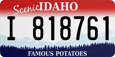 ID license plate I818761