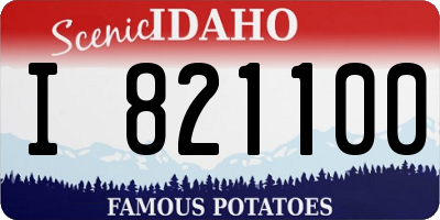 ID license plate I821100
