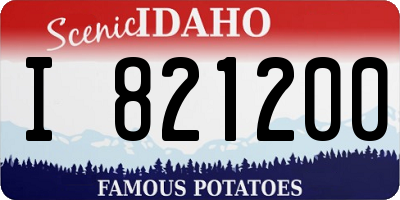 ID license plate I821200