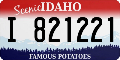 ID license plate I821221