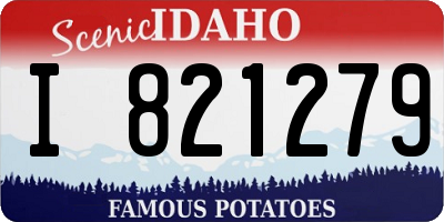ID license plate I821279