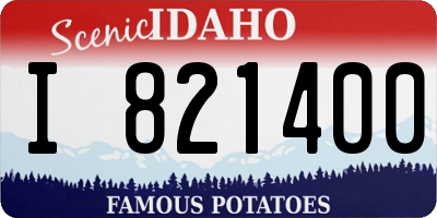 ID license plate I821400