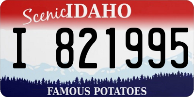 ID license plate I821995
