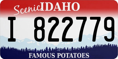 ID license plate I822779