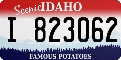 ID license plate I823062