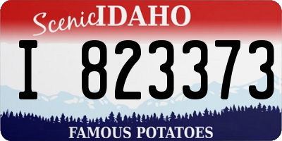 ID license plate I823373