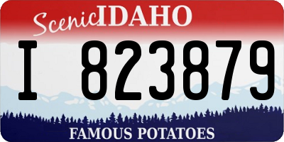 ID license plate I823879
