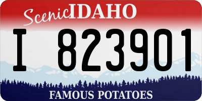 ID license plate I823901