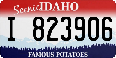 ID license plate I823906