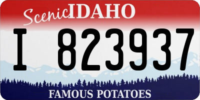 ID license plate I823937
