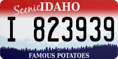 ID license plate I823939