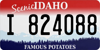 ID license plate I824088