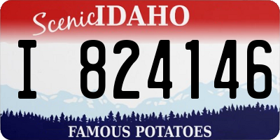 ID license plate I824146