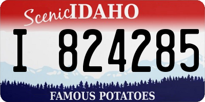 ID license plate I824285