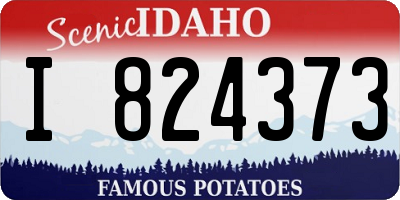 ID license plate I824373