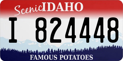 ID license plate I824448