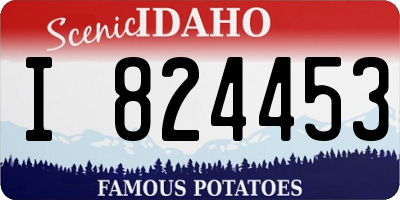 ID license plate I824453
